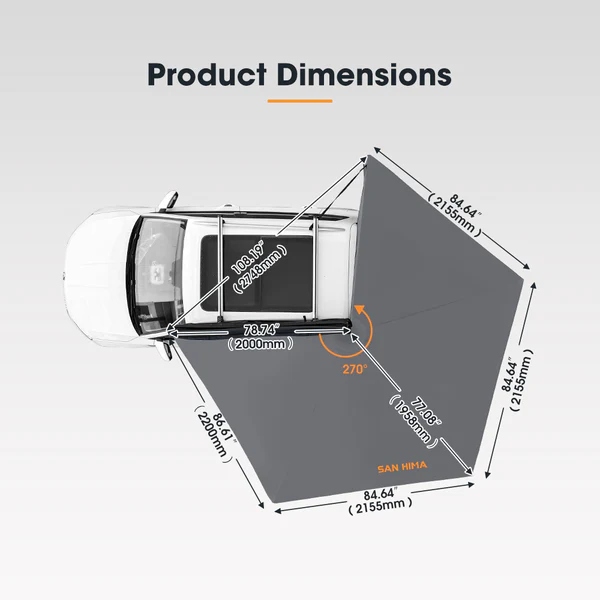 Toldo Lateral 270 San Hima