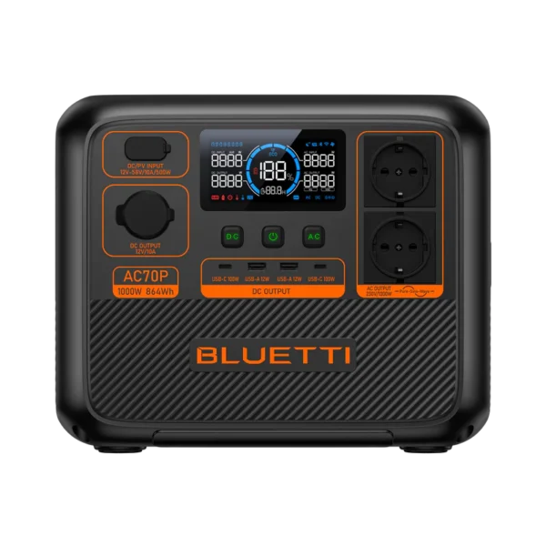 Bluetti-AC70-main BLUETTI AC70P Estación Energía Portátil Potente